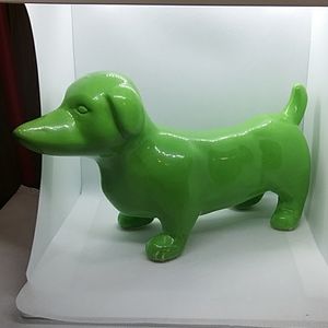 Cute ceramic dog decoration